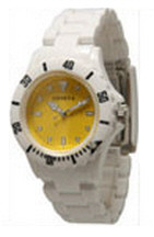Yellow - White Ice Style Watch - Snap Closure