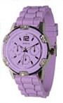 Lavender Sporty Full Band Jelly Watch
