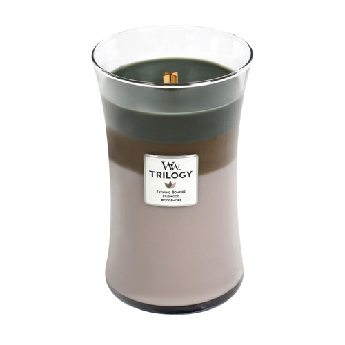 WoodWick Candles Cozy Cabin Trilogy 22 oz. Jar Candle