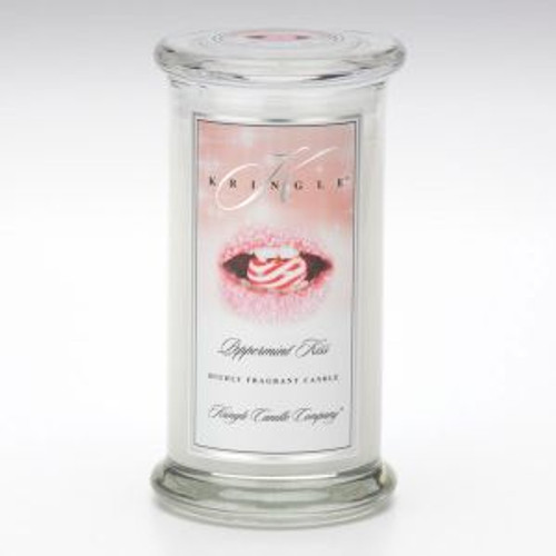 Peppermint Kiss Large Apothecary Jar Kringle Candle