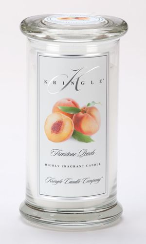 Freestone Peach Large Apothecary Jar Kringle Candle