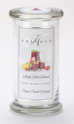 Ruby Red Punch Large Apothecary Jar Kringle Candle