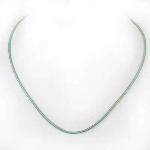Green 16" Leather Necklace - KLC Kameleon Jewelry