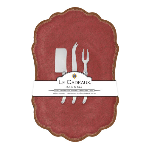 Antiqua Red Large Cheeseboard by Le Cadeaux