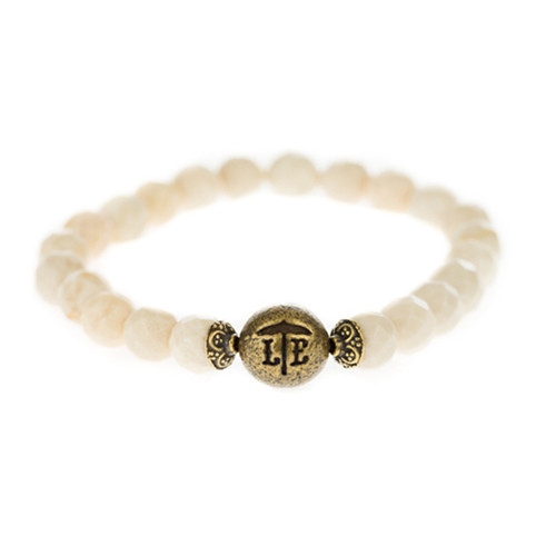 Ivory Beaded Bracelet - Lenny & Eva