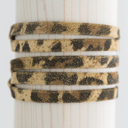 Leopard Leather Wrap - Lenny & Eva