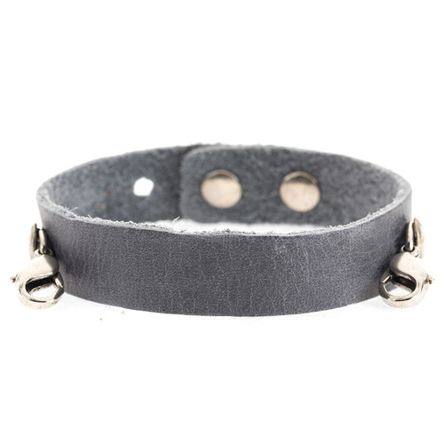 Dove Gray Refined Cuff - Antique White  - Lenny & Eva