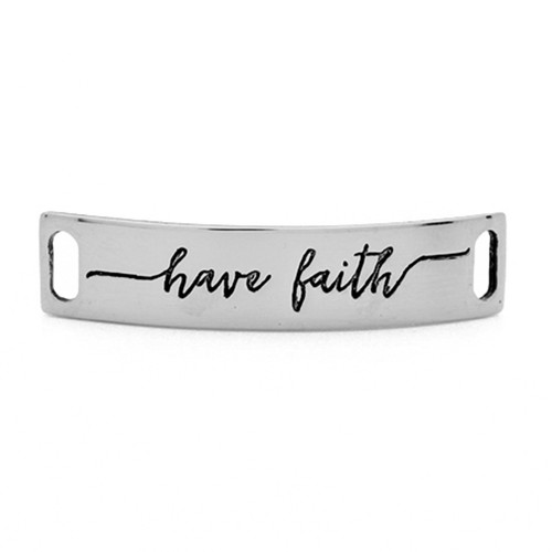 Have Faith Refined Sentiment - Antique White  - Lenny & Eva