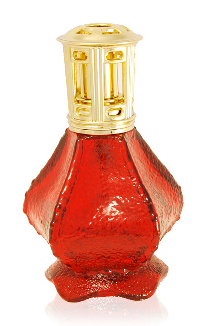 Mini Ruby Red Teardrop Fragrance Lamp by Isabella