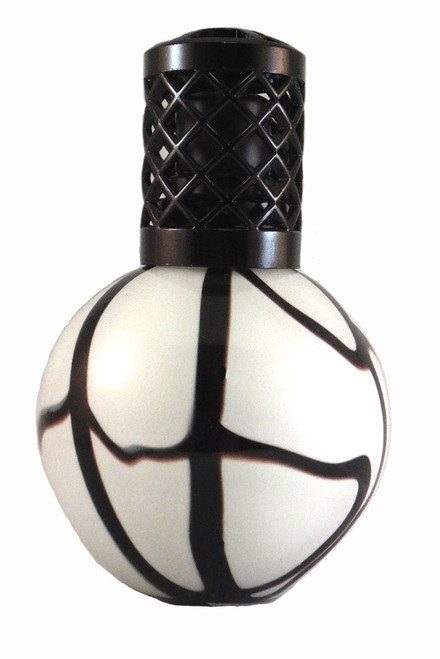 Beige & Black Fragrance Lamp by La-Tee-Da