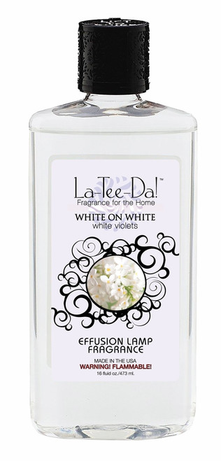 La Tee Da Fragrance Lamp Oils - 16 oz.: 16 oz.  White On White La Tee Da Fragrance Oil