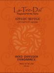 Idyllic Refuge Cinnamon Apple La Tee Da 8 oz. Reed Diffuser Oil
