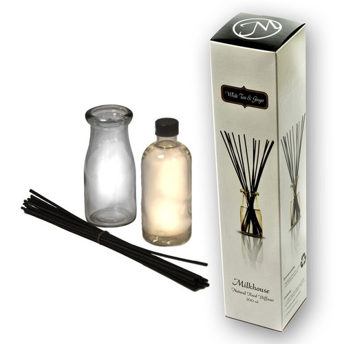 White Tea & Ginger Reed Diffuser by Milkhouse Candle Creamery