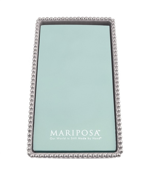 Beaded Guest Towel Napkin Box by Mariposa