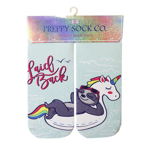 Laid Back Sloth Ankle Socks by Simply Southern