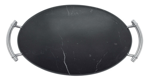 Driftwood Classic Black Marble Serving Board by Mariposa