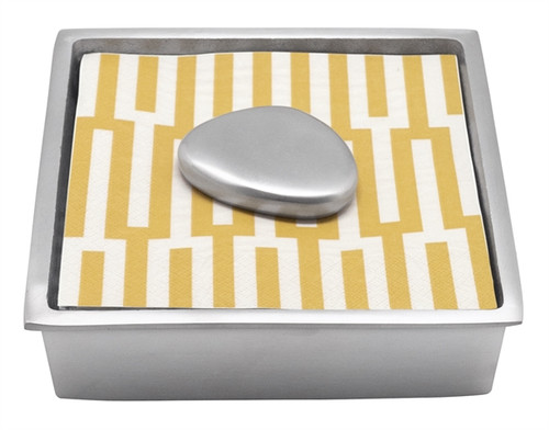Infinity Napkin Box and Weight by Mariposa