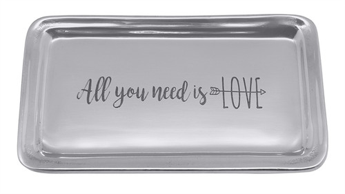 "All You Need Is Love" Signature Statement Tray by Mariposa - Special Order