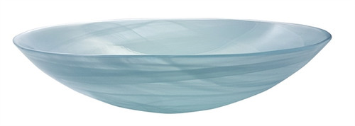 Aqua Alabaster Salad Bowl by Mariposa