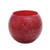 4" Cranberry Galaxy Polished Globe Candle