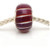 Cherry Swirl Glass Bead