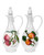 Pomona Apricot & Peach Motif Oil & Vinegar Set by Portmeirion - Special Order