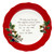 The Holly & The Ivy Set of 6 Accent Plate With Red Border by Portmeirion