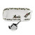 The Holly & The Ivy Cranberry Dish with Slotted Spoon by Portmeirion