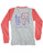 XLarge Heather Grey and Red Vintage USA Pup Long Sleeve Tee by Puppie Love