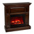 Heritage Electric-Mahogany-Fireplace by Real Flame