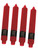 Garnet Unscented 9" Grecian Collenettes 4-Pack by Root