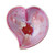 PURE Rose Heart Dish by Simon Pearce