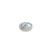 Moonlight 10.5mm Silver with Crystal Border Interchangeable Top by Qudo Jewelry