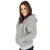 Large Heather Gray Sherpa Hoodie by Simply Southern