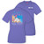 Large Be Still and Know That I Am God Periwinkle Short Sleeve Tee by Simply Southern