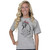 X-Large Chick Heather Gray Country Chick Short Sleeve Tee by Simply Southern