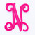 Letter "N"  Pink Monogram by Simply Southern