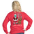 Medium Turtle Santa Red Long Sleeve Tee by Simply Southern