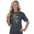 XX-Large Living The Mom Life Dark Gray Simply Faithful Fitted Tee by Simply Southern