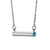 Stella Valle December Positivity &plus; Happiness Silver Necklace
