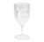 Fleur Glassware Clear Wine Glass by Le Cadeaux