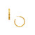 Julie Vos Valencia Hoop Earring -Gold