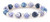 Something Blue Classic Silver Ball Bracelet