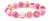 Simply Pink Chunky Crystal Bracelet