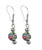 Splash of Black & White Classic Earrings - Viva Beads