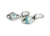 White Sand Classic Silver Ball Earring