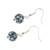 Classic Black Lace Classic Silver Ball Earring