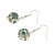 Material Multi Chunky Silver Ball Earring