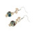 Argyle 3 Bead Crystal Earrings