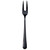 Vietri Moda Matte Black Serving Fork